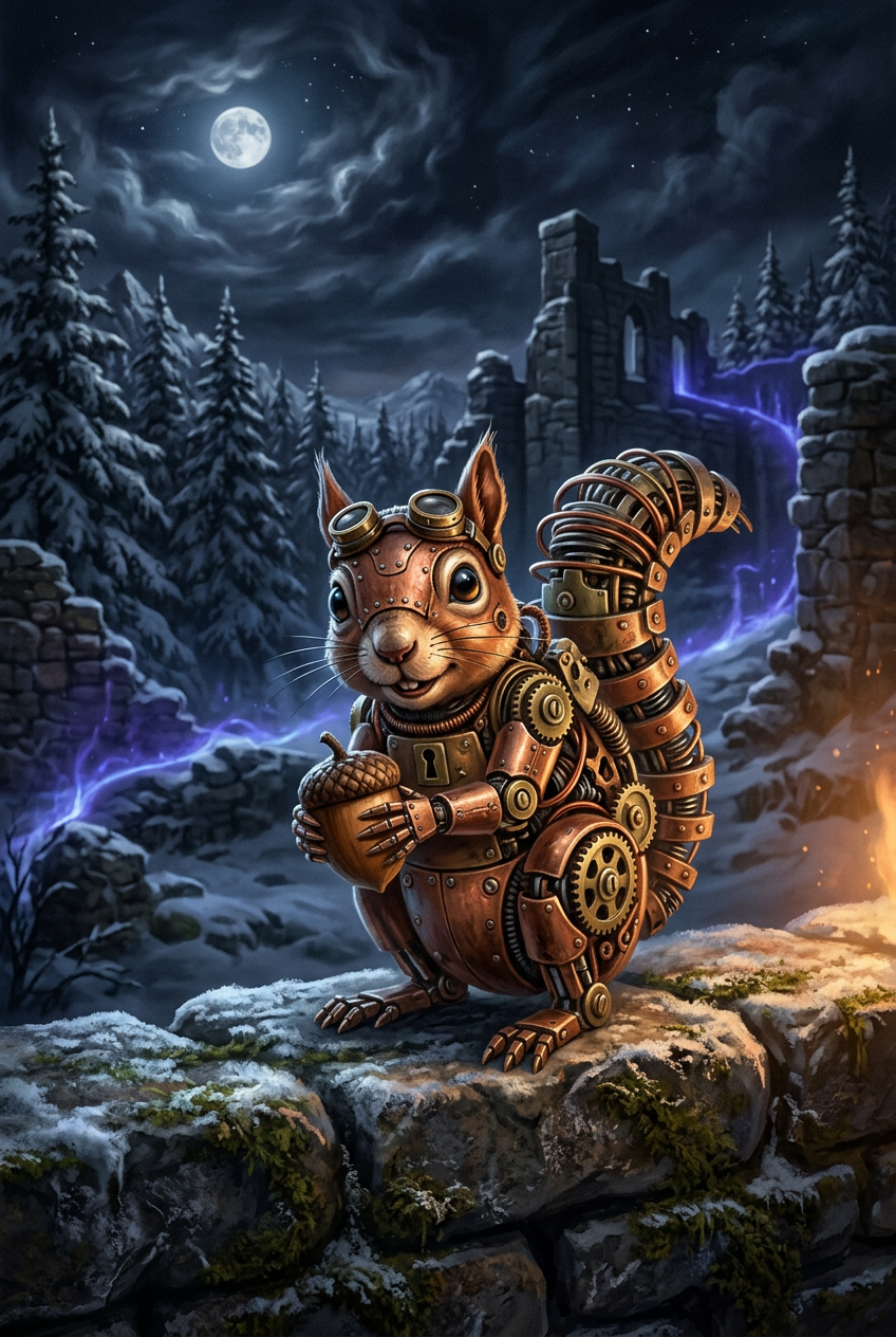 Pip, Trym's clockwork squirrel companion